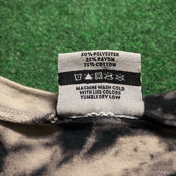 Women’s Where I’m From Dallas, TX Tie-dye Crop Top Shirt Black Small - Picture 5 of 5